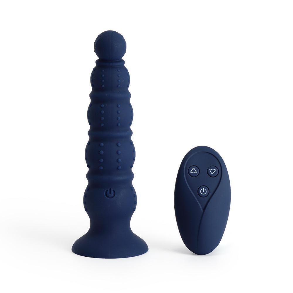 Bryan Remote Control 5-Beaded Vibrating Anal Plug - Explore New Pleasurable Depths - Xoxomoving