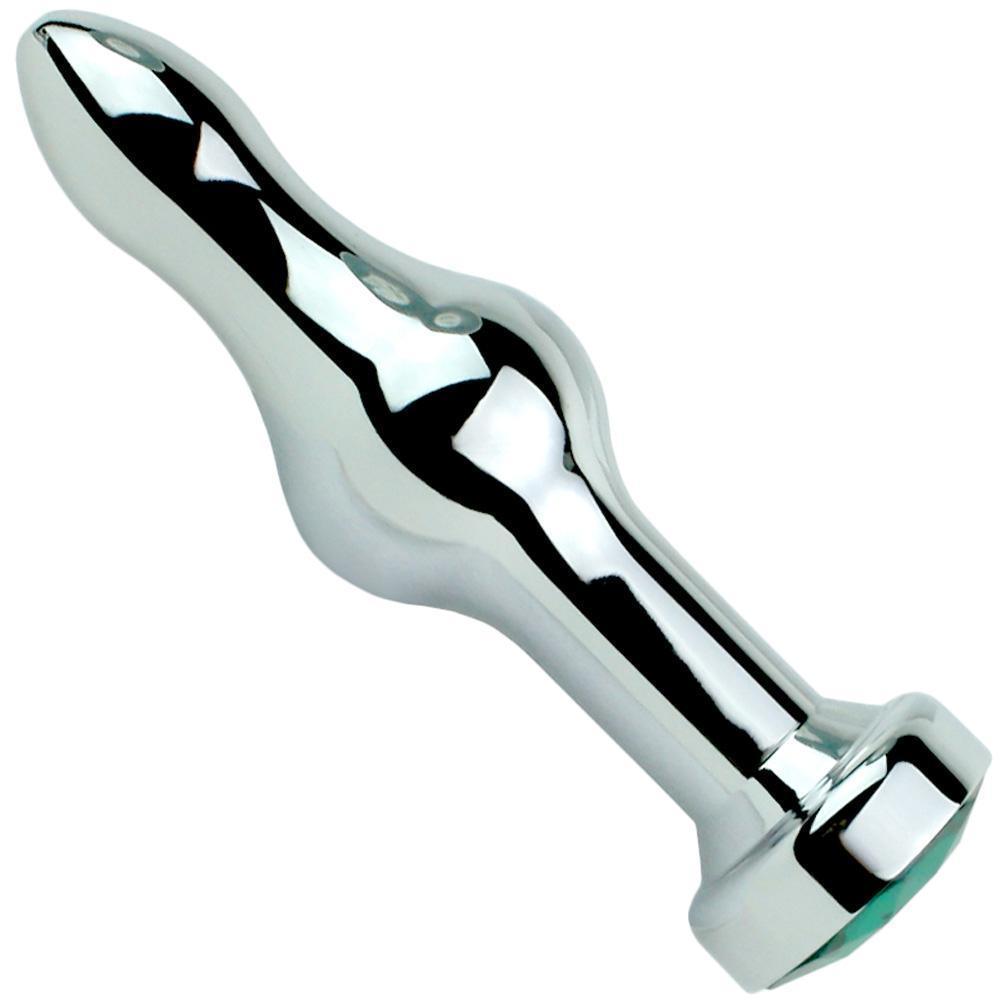 Bulbed Anal Plug - Has A Stunning Decorative Jewel! - Xoxomoving