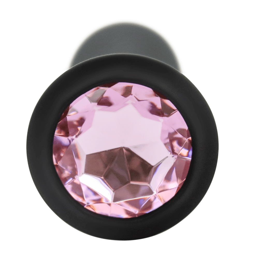 Bulbed Anal Plug with Jewel - Xoxomoving