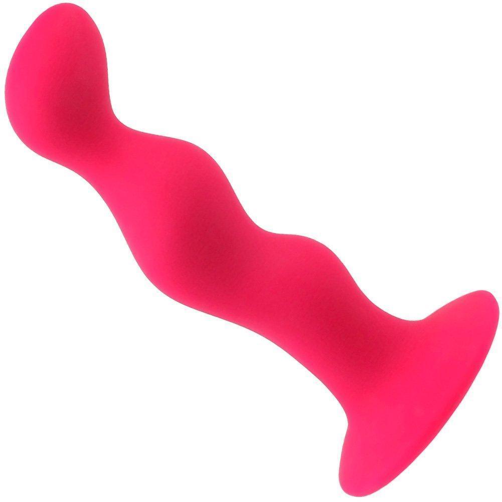 Bulbed Silicone Booty Love Anal Plug - Strong Suction Cup Base! - Xoxomoving