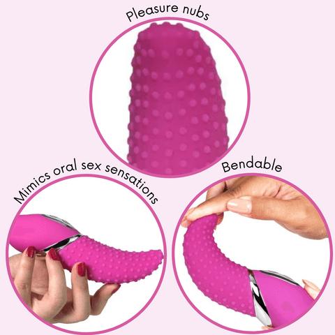 Bumpy Betty Tongue Vibe - Explore Your Desires - Xoxomoving