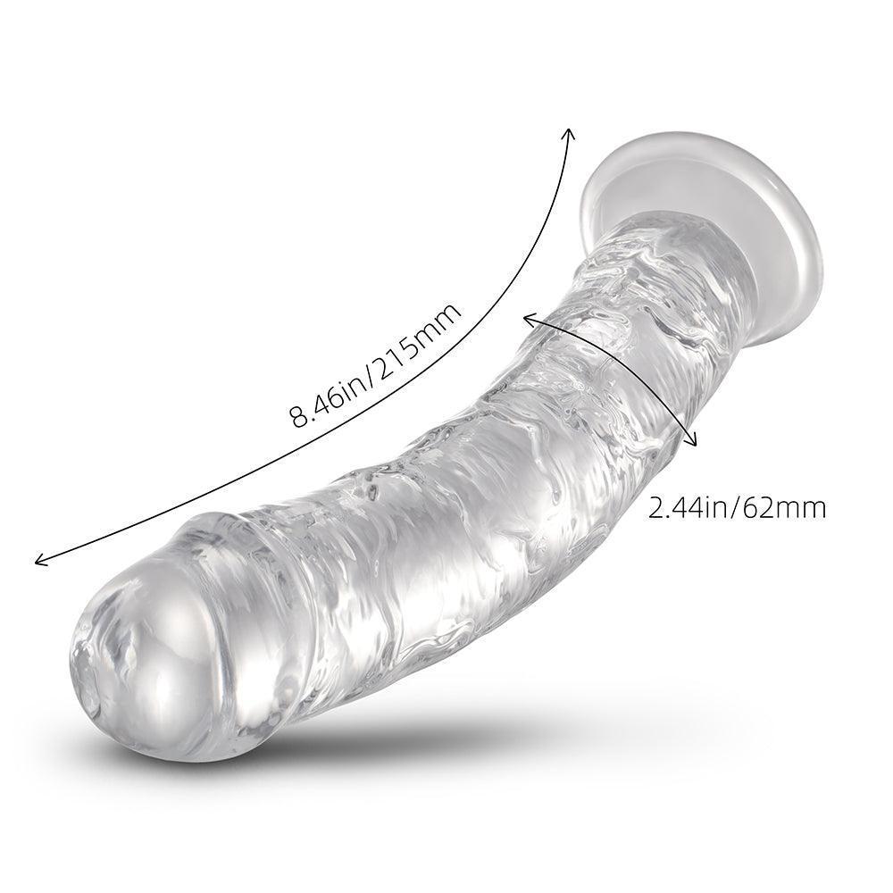 Call Me Daddy Jelly Suction Cup Dildo - 8-Inch Pleasure Master - Xoxomoving