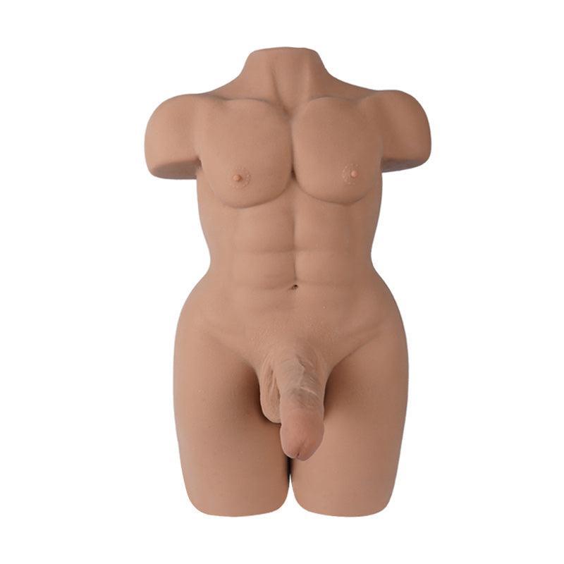 Channing Male Torso Sex Doll Threesome - Realistic 33.07LB Toy - Xoxomoving