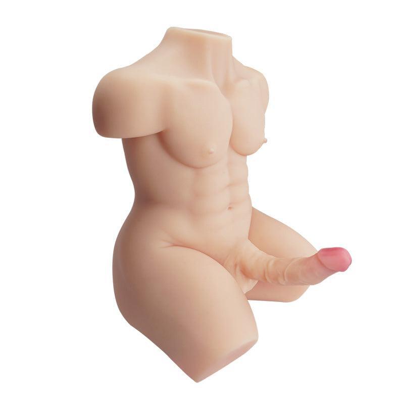 Channing Male Torso Sex Doll Threesome - Realistic 33.07LB Toy - Xoxomoving