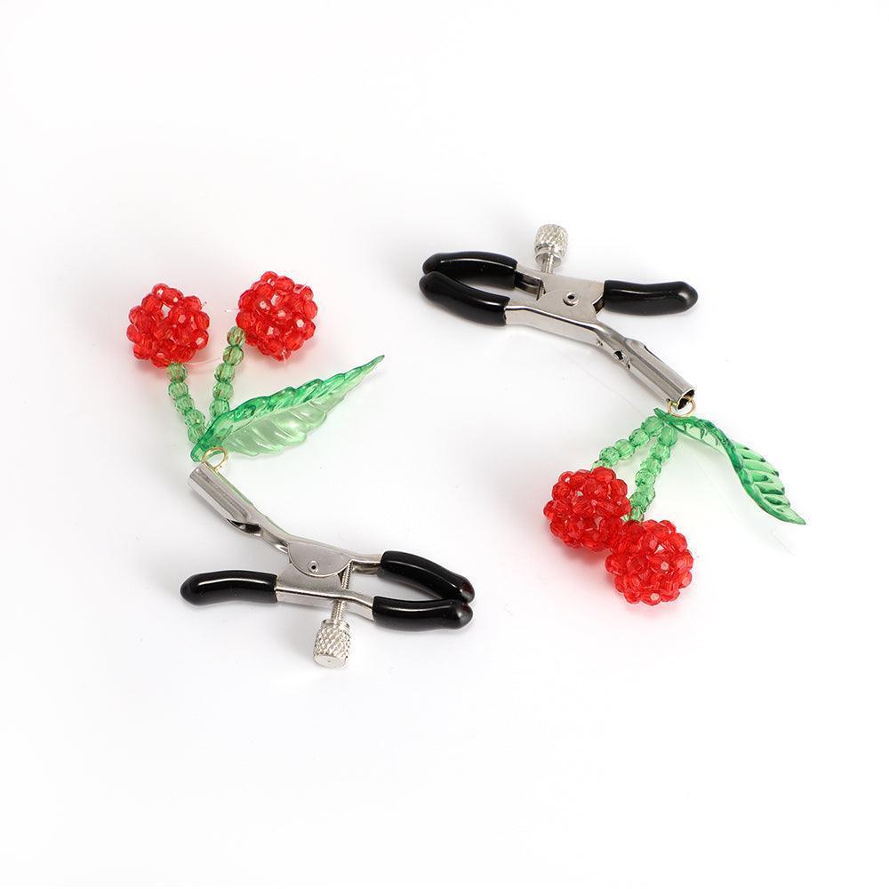 Cherry Bondage Nipple Clamps - Xoxomoving