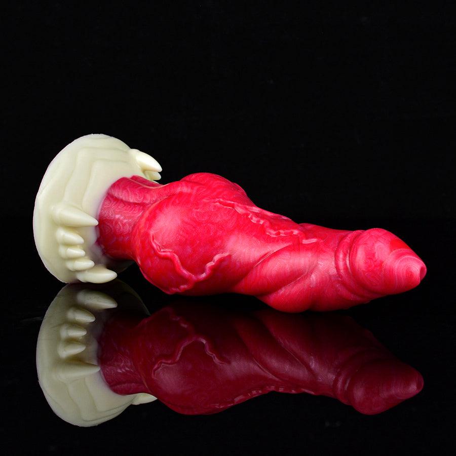 7 Inch Red Wolf Knot Spiked Dildo mysite