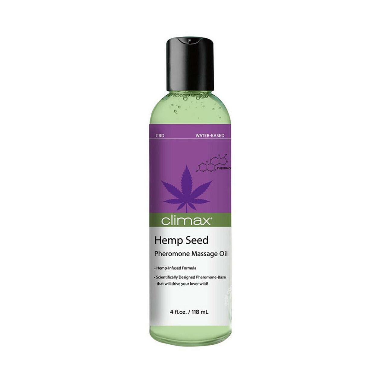 Climax Hemp Seed Pheromone Massage Oil - 4oz (US Only) - Xoxomoving