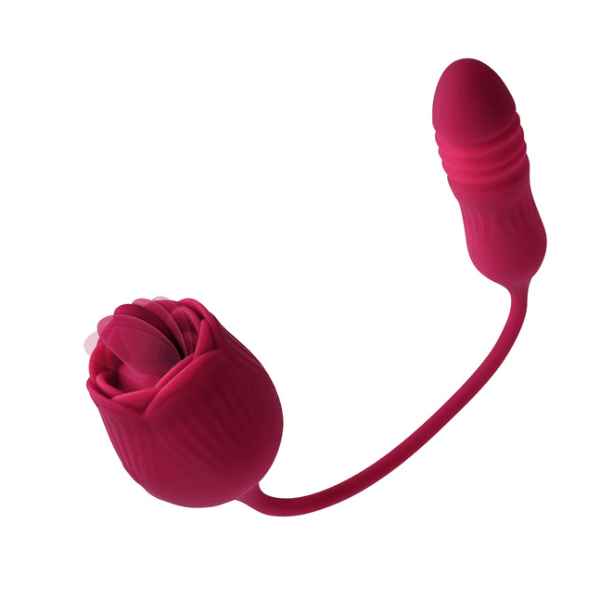 Clit Flicking Tongue Rose & Thrusting Bullet - Xoxomoving