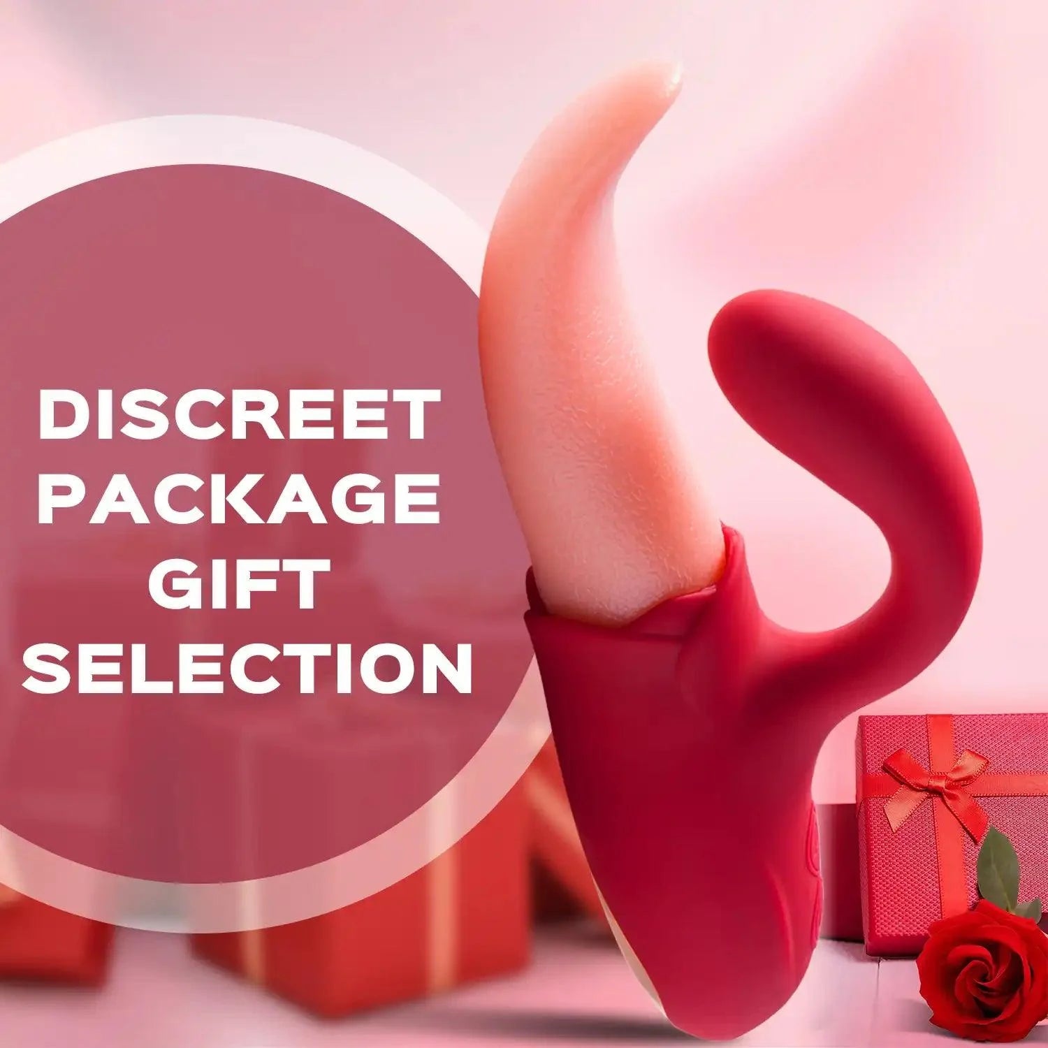 Clit Stimulator with Tongue G-spot Rabbit Vibrator, Oral Sex Simulation - Xoxomoving