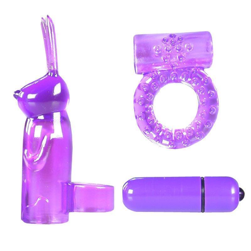 Clit Toy & Cock Ring Kit - Xoxomoving