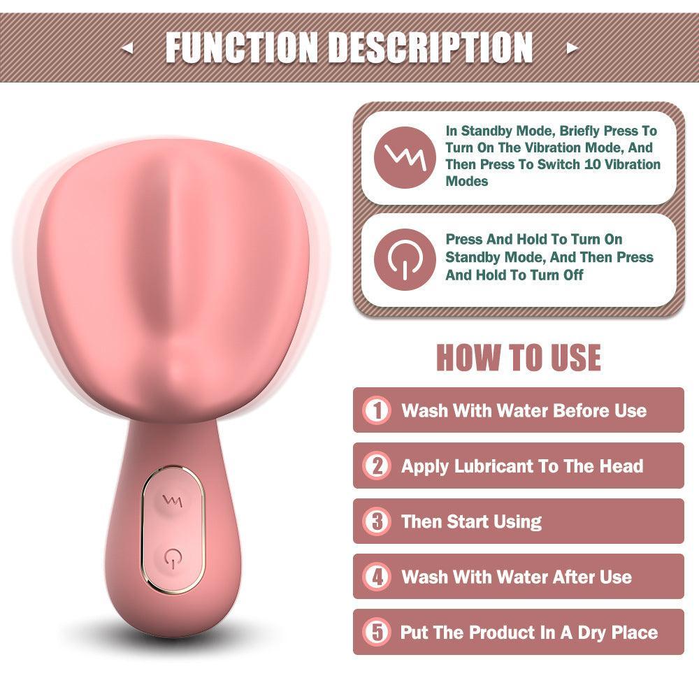 Clitoral Stimulator Mini Vibrator - 10 Modes Waterproof Quiet - Xoxomoving