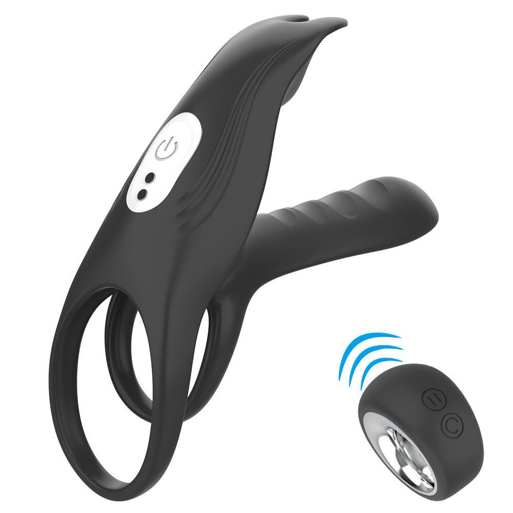 Connection superstar Vibrating cock sleeve with clit stimulator - Xoxomoving