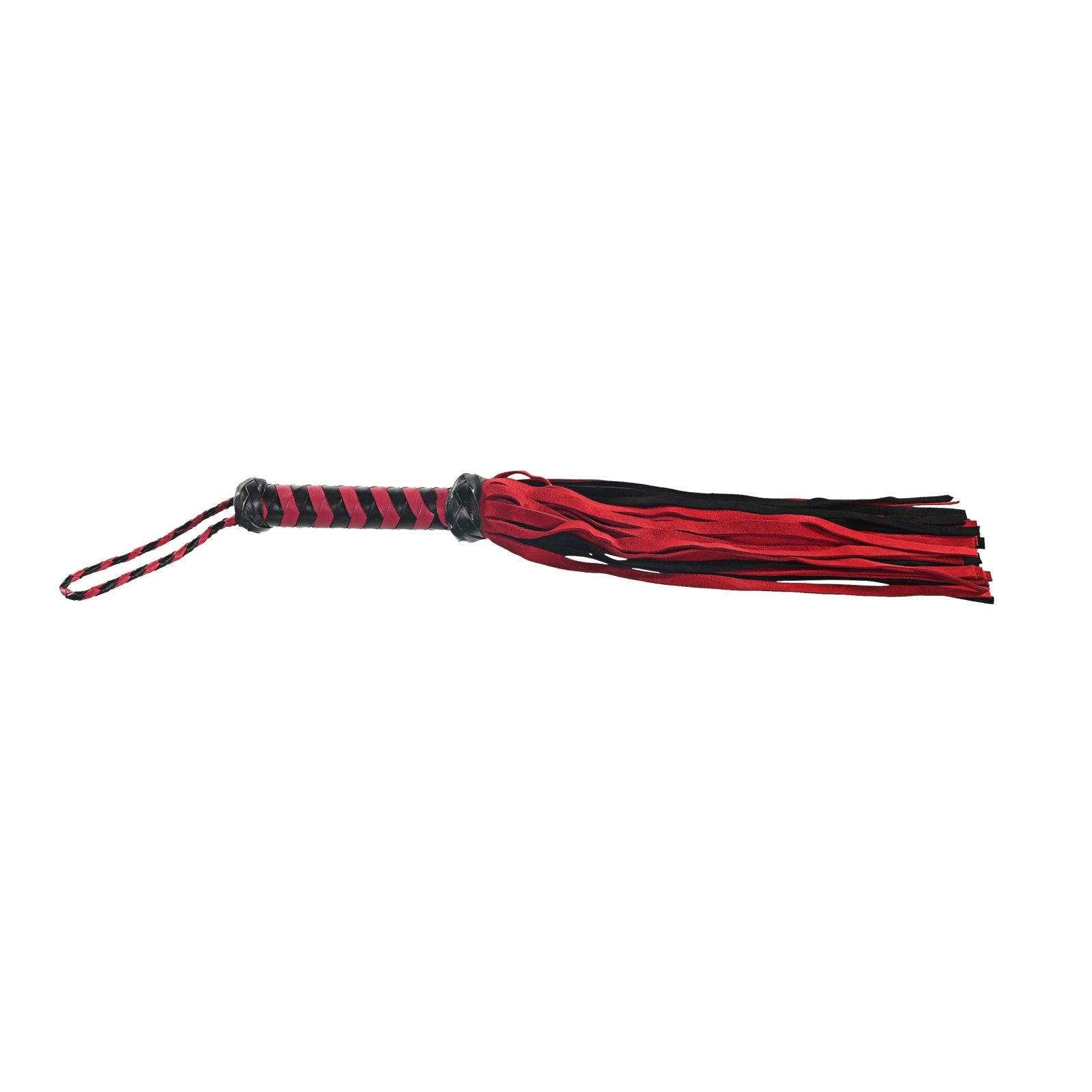 Mini 36 Tail Leather Suede Flogger, 18" By Kink