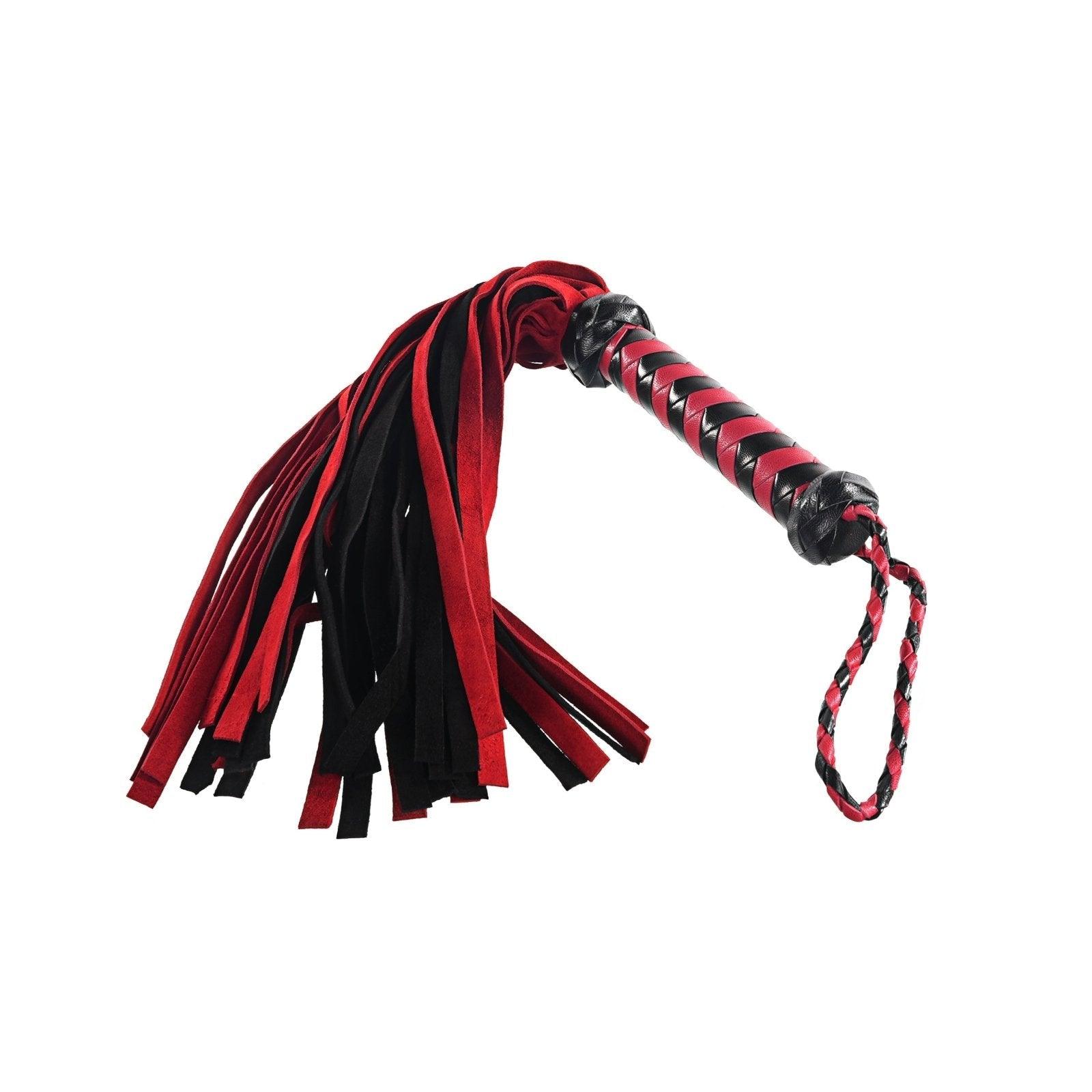 Mini 36 Tail Leather Suede Flogger, 18" By Kink