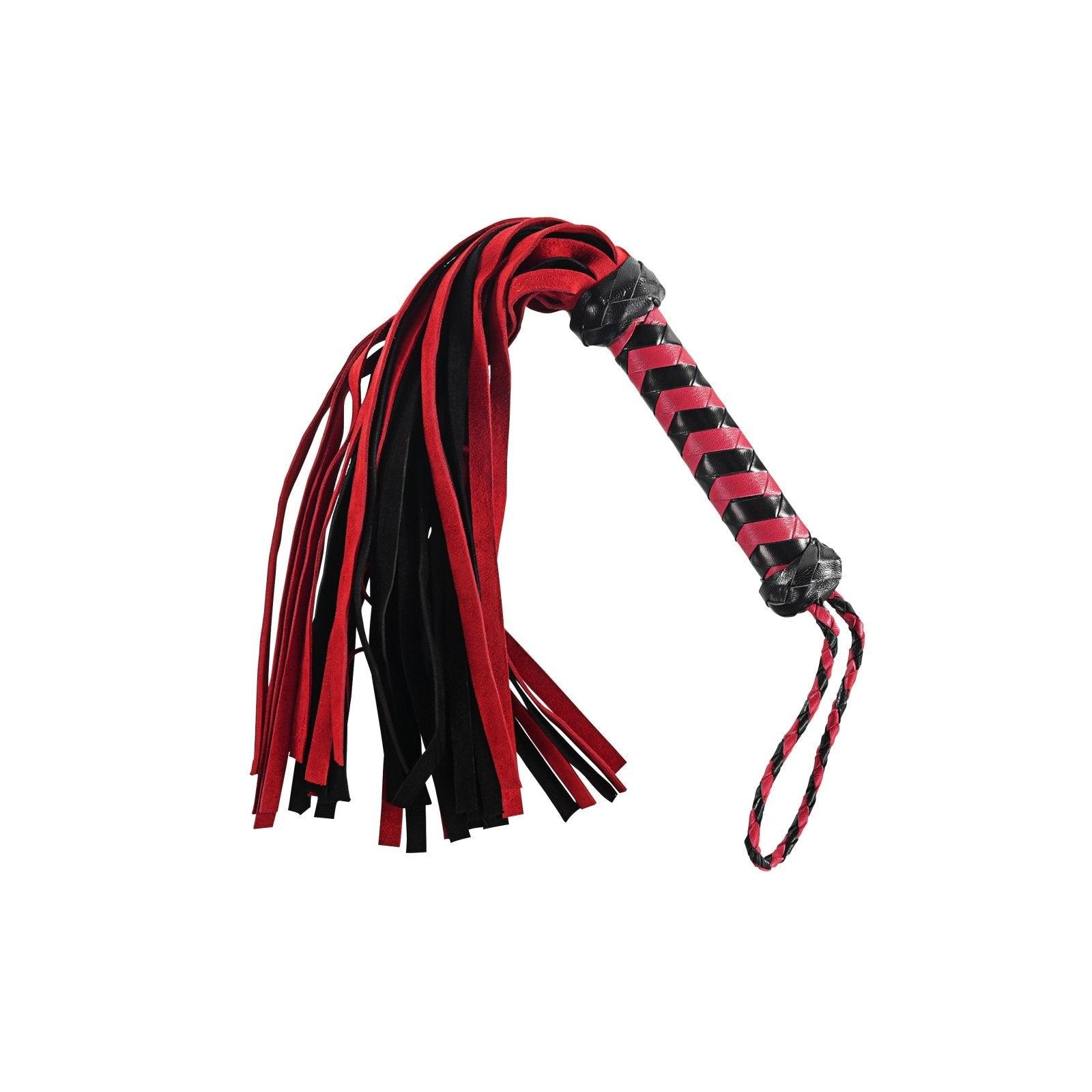 Mini 36 Tail Leather Suede Flogger, 18" By Kink