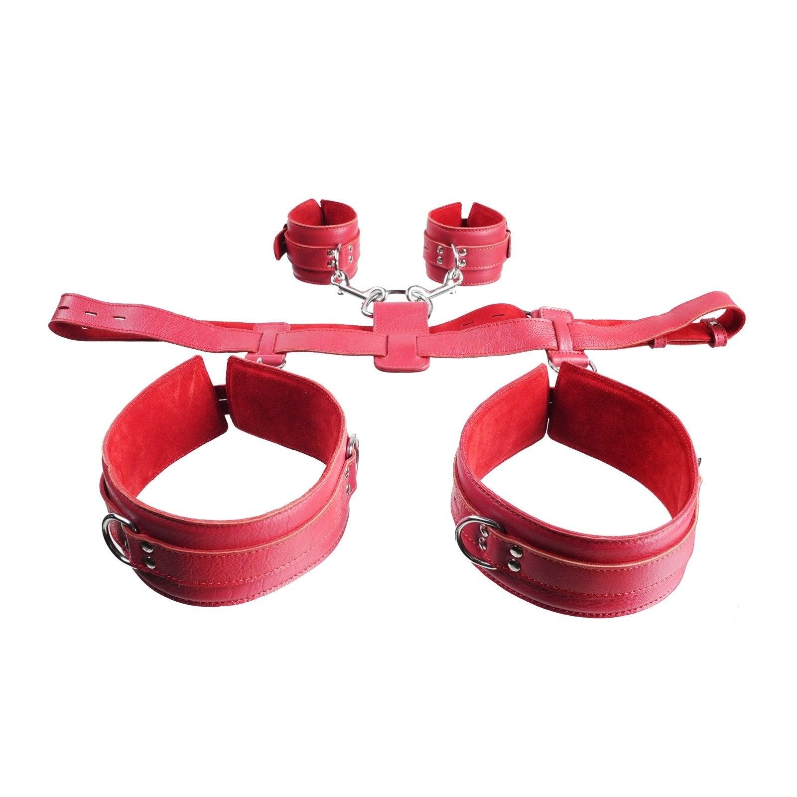 Thigh-to-Chest And Wrist Cuff Restraints By Kink - Xoxomoving