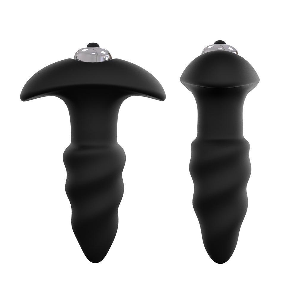 Corkscrew Anal Sex Toy Vibrating Butt Plug - Explore Sensual Twists - Xoxomoving