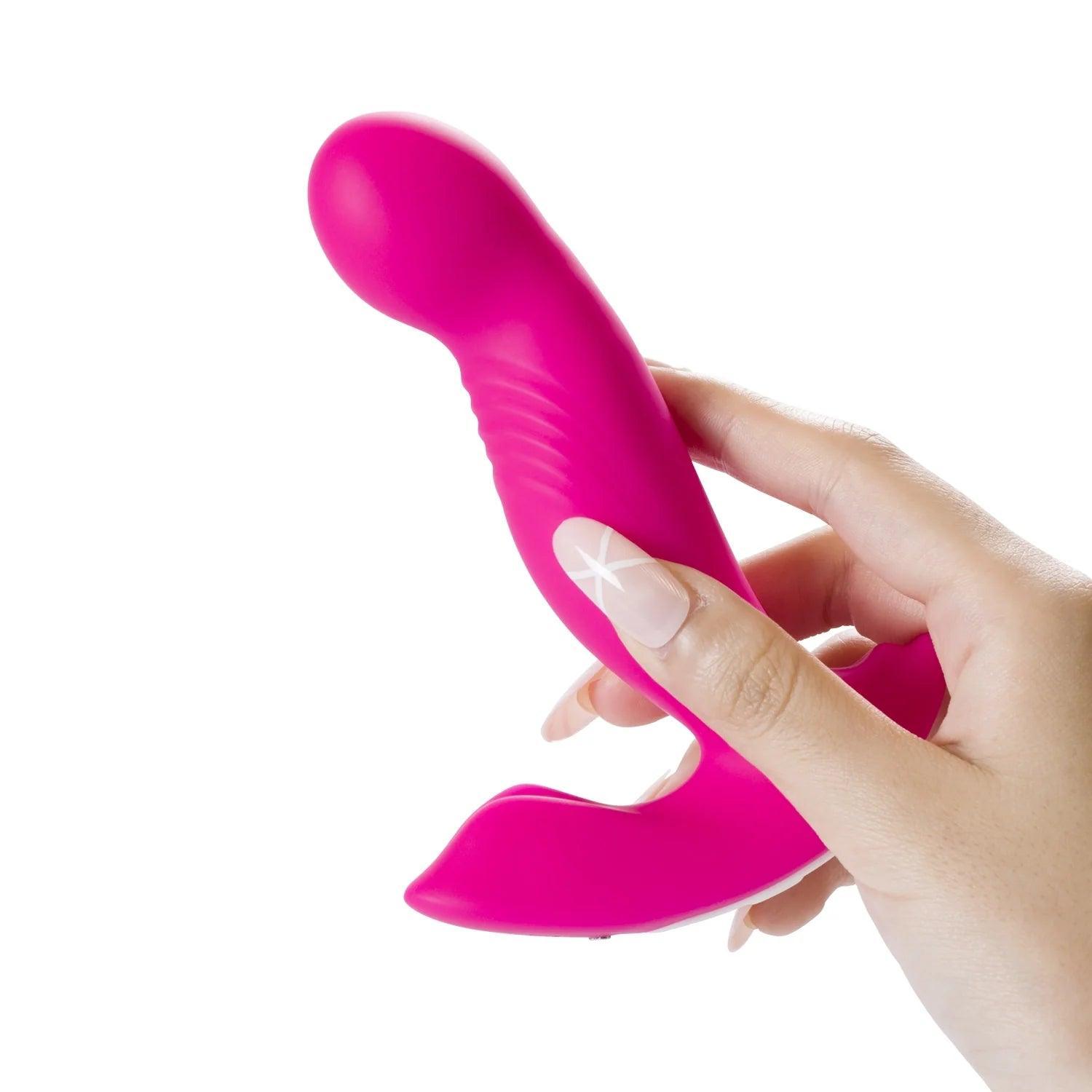 Crave 2 - Clit Tickle G Spot Toy With Rotating Massage Head - Xoxomoving