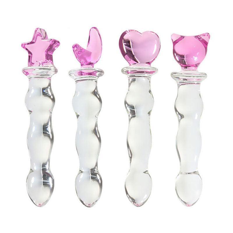 Crystal Glass Pleasure Wand Dildo Penis - Have A G-Spot Or P-Spot Orgasm! - Xoxomoving