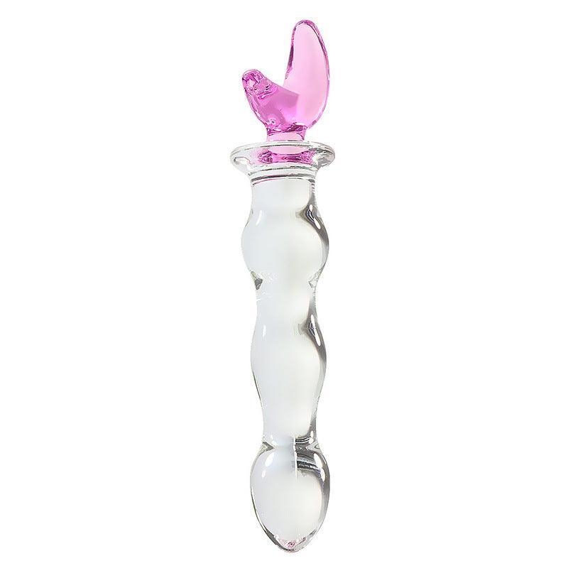 Crystal Glass Pleasure Wand Dildo Penis - Have A G-Spot Or P-Spot Orgasm! - Xoxomoving