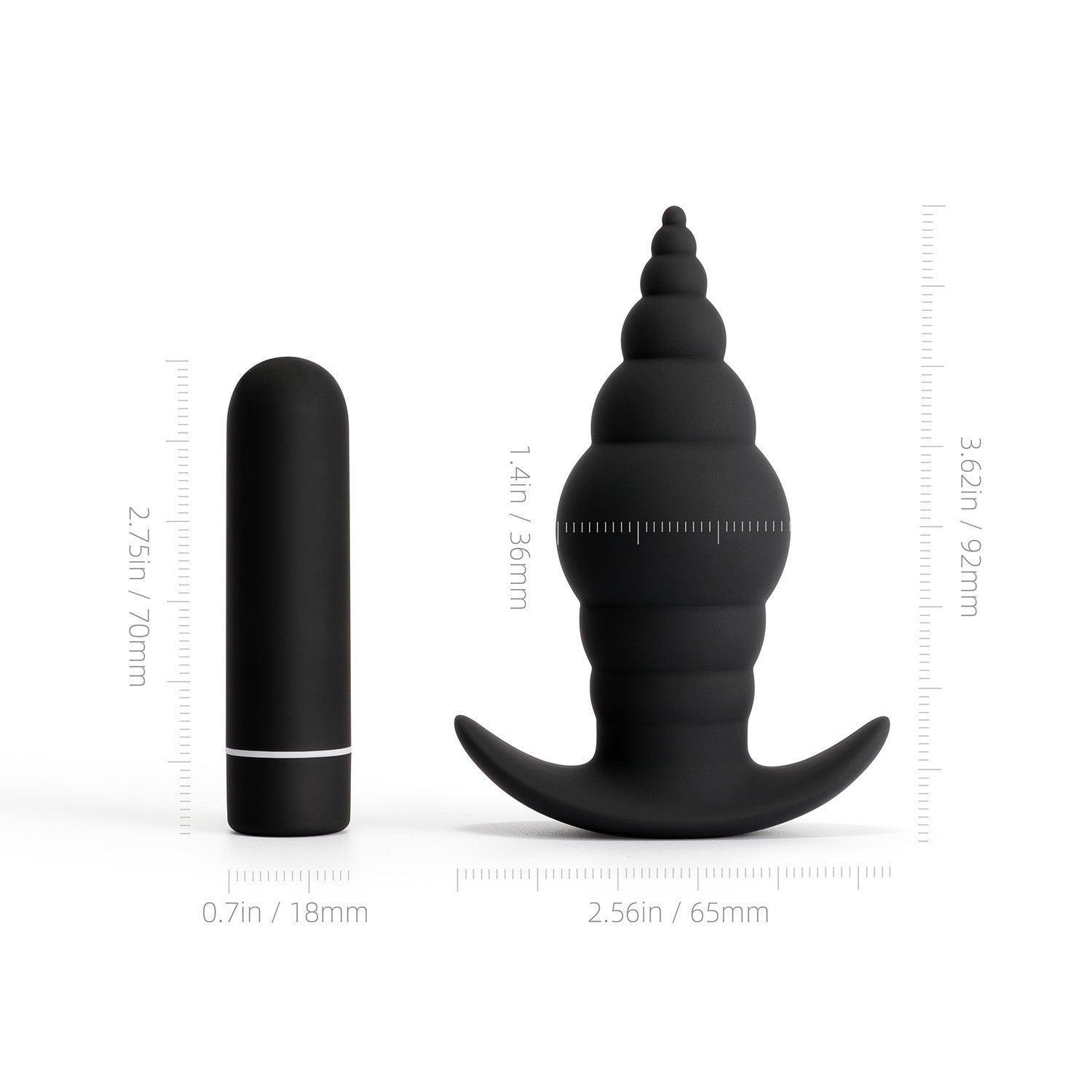 Cupid - Vibrating Anal Plug with Bullet Vibrator for Sensational Pleasure - Xoxomoving