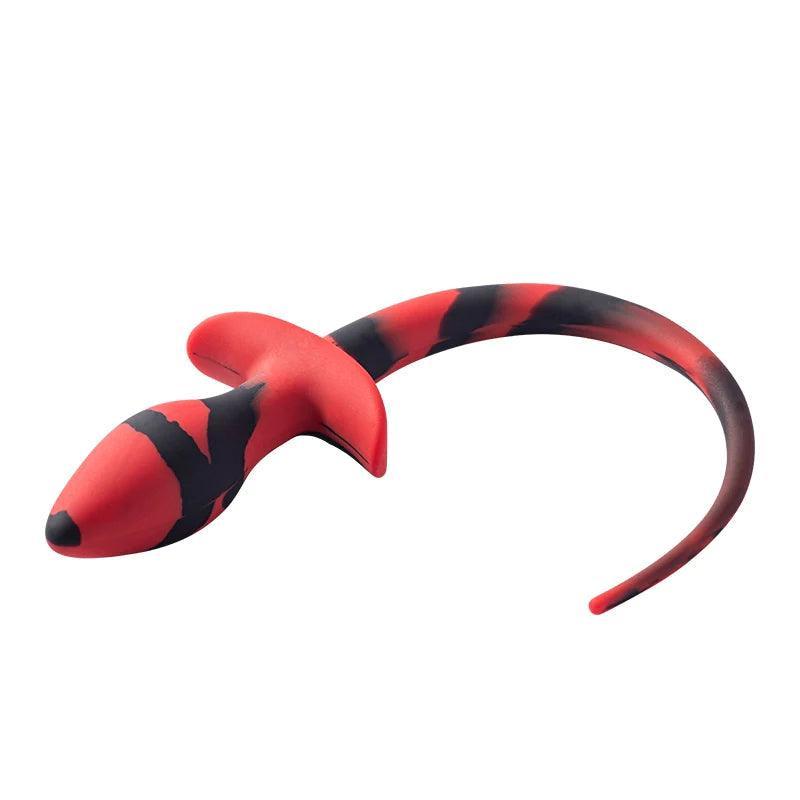 Curved Dog Tail Butt Plug - Loyal Seduction's Puppy Love Delight - Xoxomoving