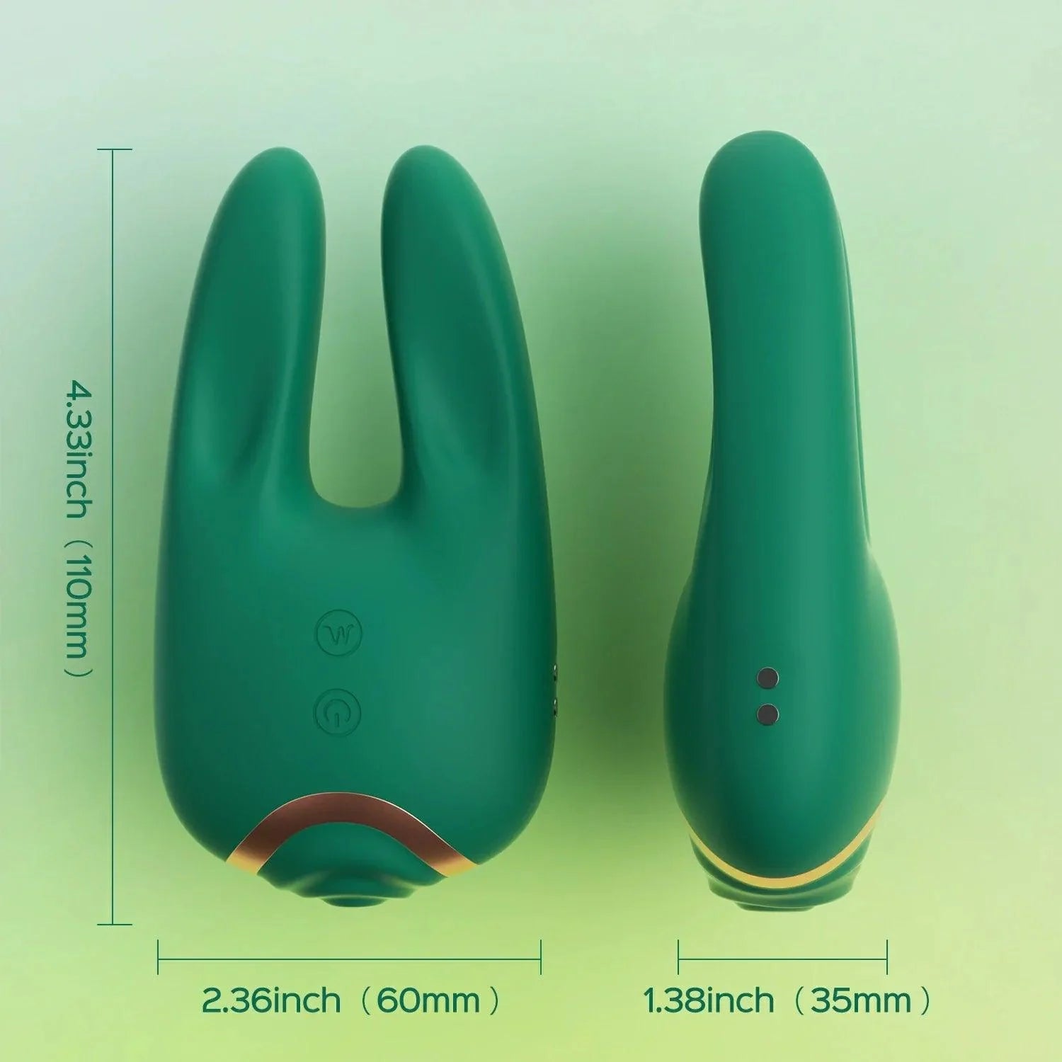 Cutey’s Rabbit Ear Vibrator - 8 Vibration Modes & 5 Tapping Speeds - Xoxomoving