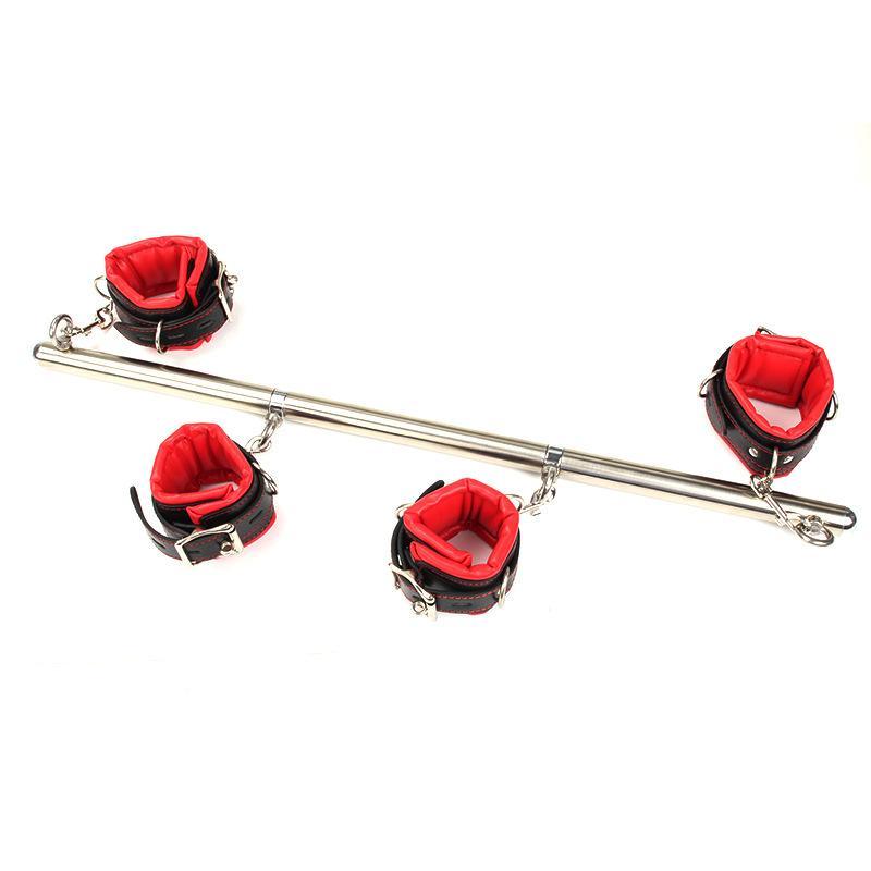 Expandable Bondage Spreader Bar & Cuff Set - Xoxomoving