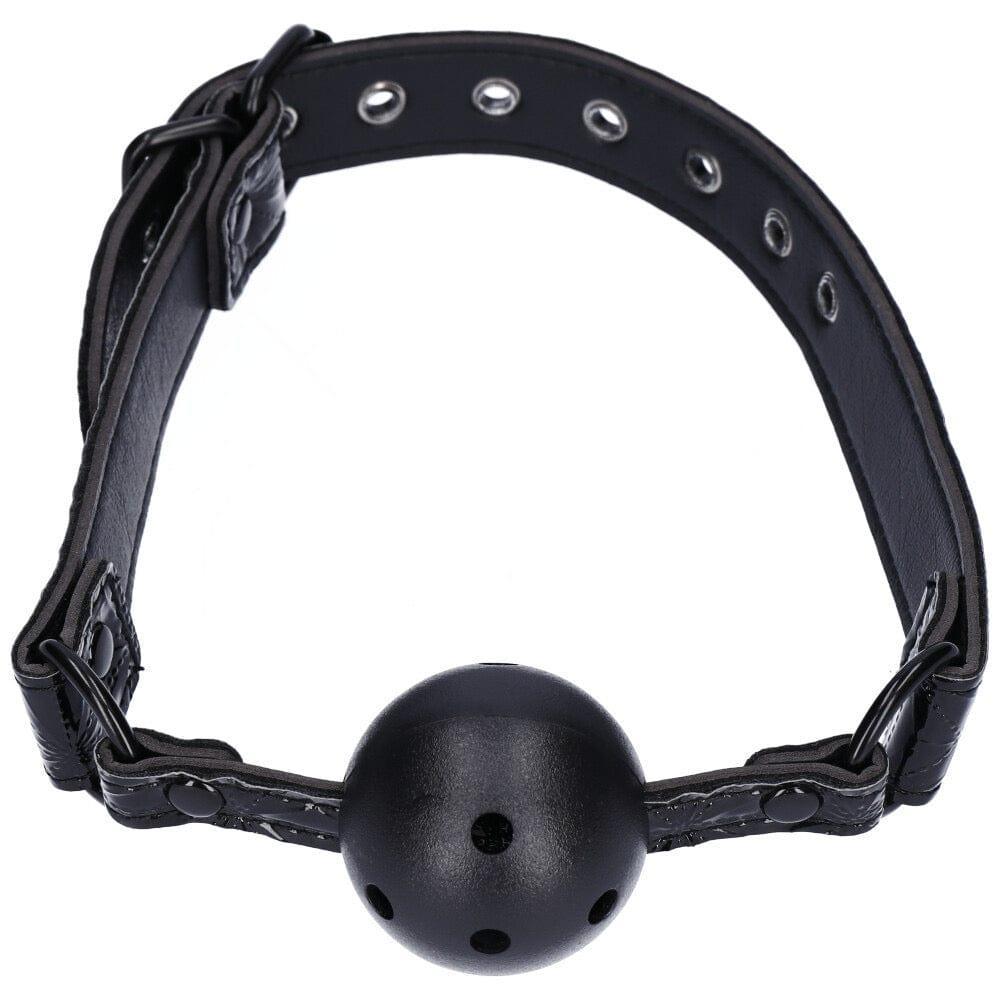 Dark Amour Breathable Adjustable Bondage Ball Gag - Xoxomoving