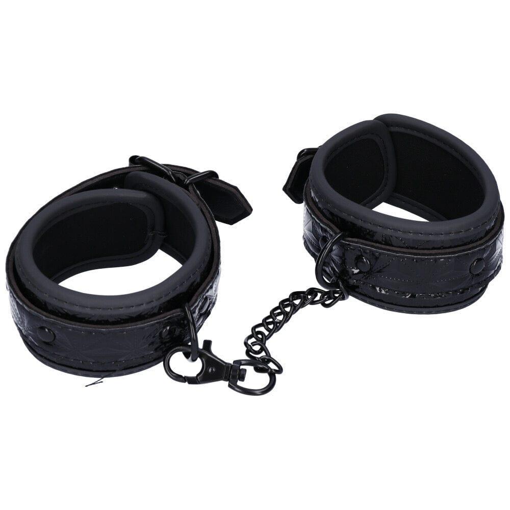 Dark Amour Leather Ankle Cuff Restraints - Xoxomoving