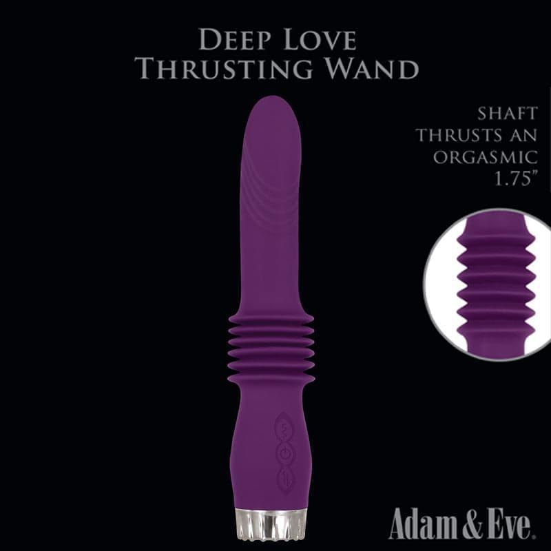 Deep Love Thrusting Wand - Plum - Xoxomoving