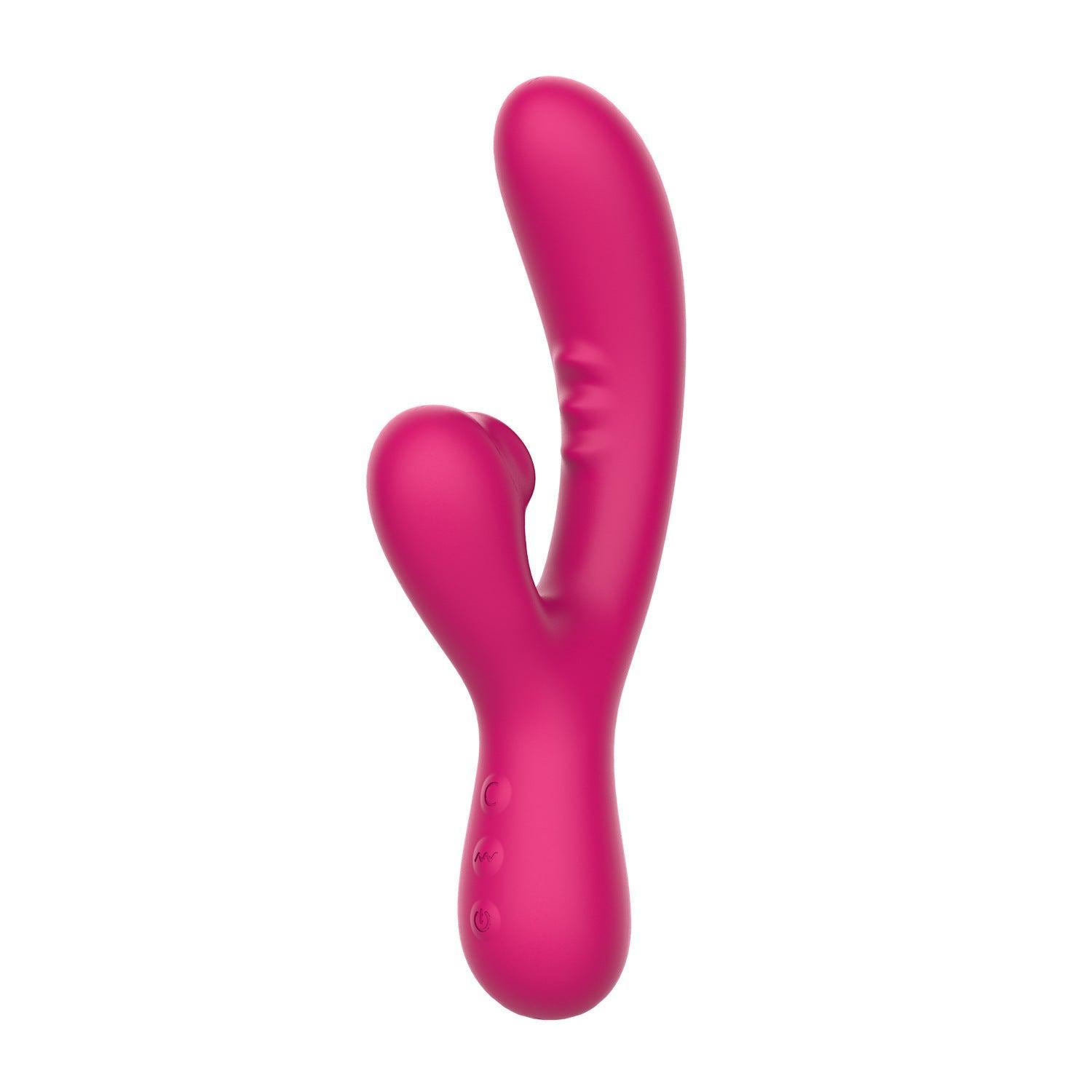 Deep Penetrating Dual-Action Air Pulse Vibrator - G-Spot & A-Spot Stimulation! - Xoxomoving