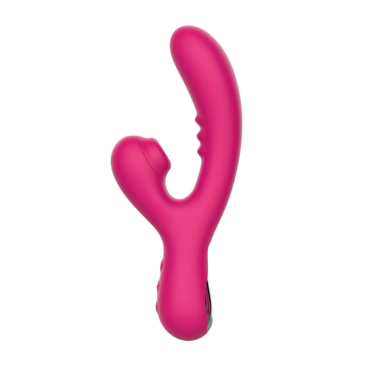 Deep Penetrating Dual-Action Air Pulse Vibrator - G-Spot & A-Spot Stimulation! - Xoxomoving