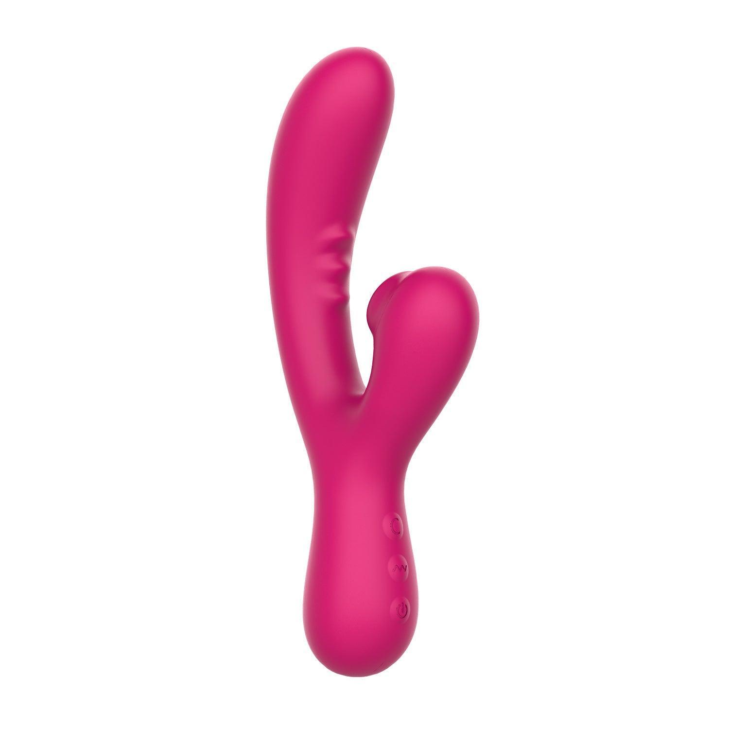 Deep Penetrating Dual-Action Air Pulse Vibrator - G-Spot & A-Spot Stimulation! - Xoxomoving