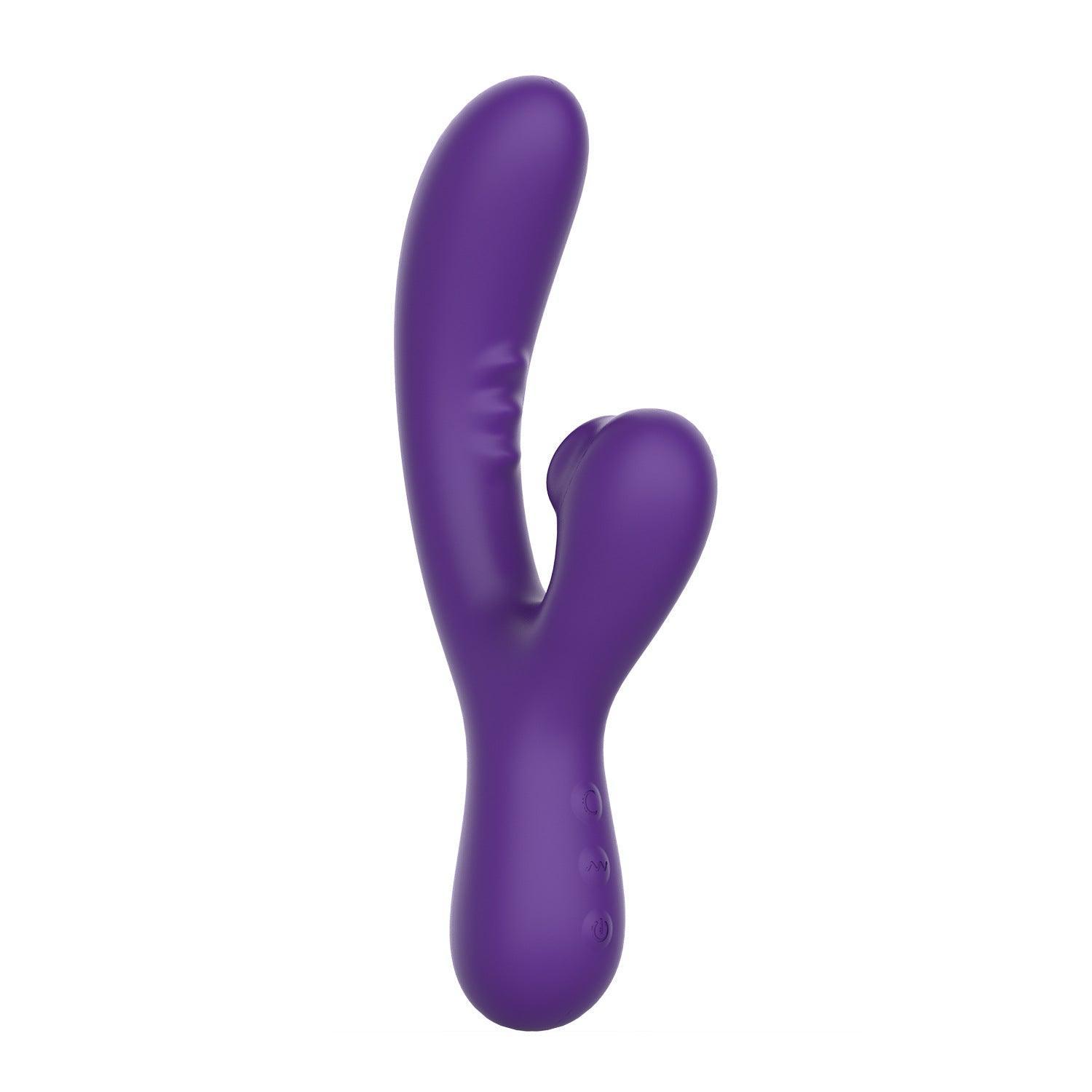 Deep Penetrating Dual-Action Air Pulse Vibrator - G-Spot & A-Spot Stimulation! - Xoxomoving