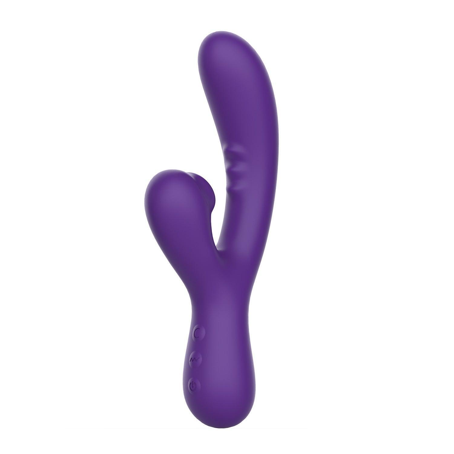 Deep Penetrating Dual-Action Air Pulse Vibrator - G-Spot & A-Spot Stimulation! - Xoxomoving