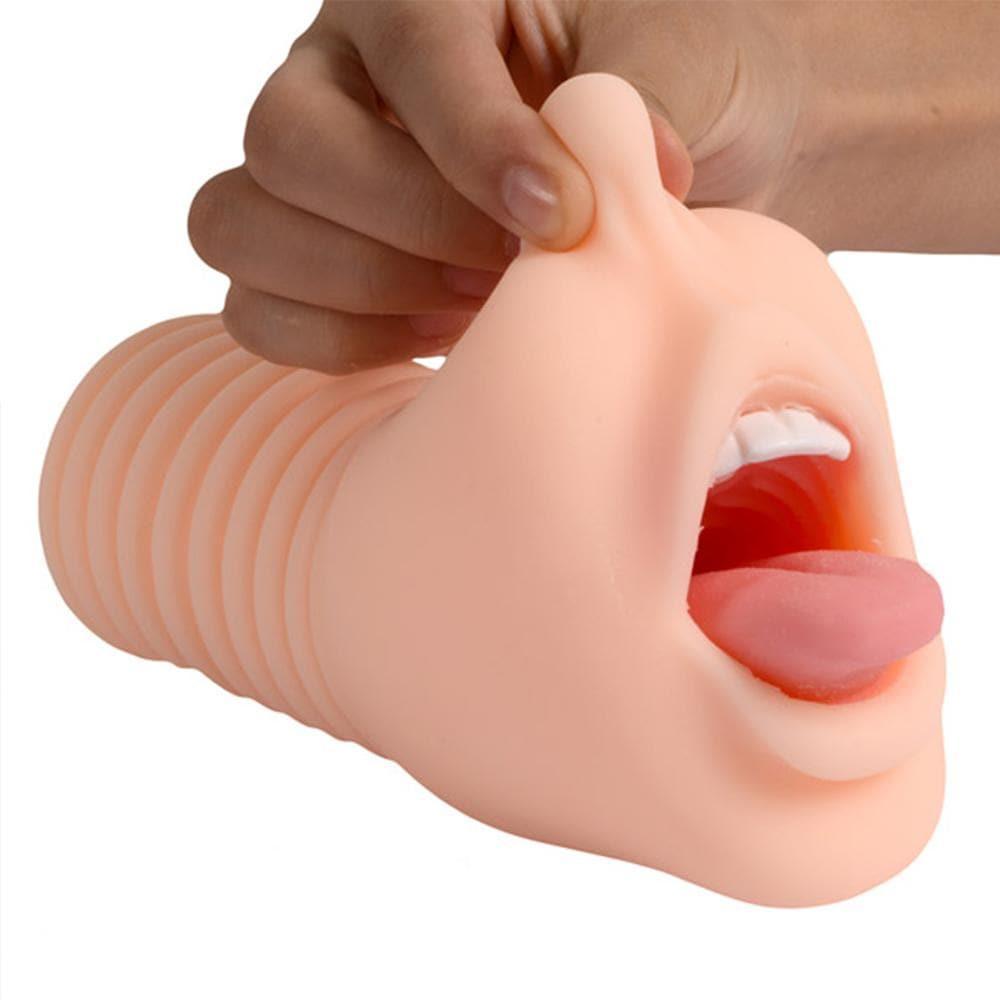 Deep Penetrating Oral Masturbation Toy - Realistic Blow Job Simulator - Xoxomoving