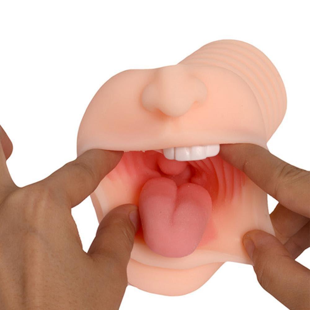 Deep Penetrating Oral Masturbation Toy - Realistic Blow Job Simulator - Xoxomoving