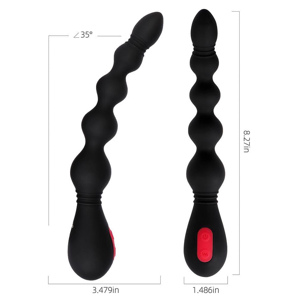 Defy - Vibrating Silicone Anal Beads - Xoxomoving