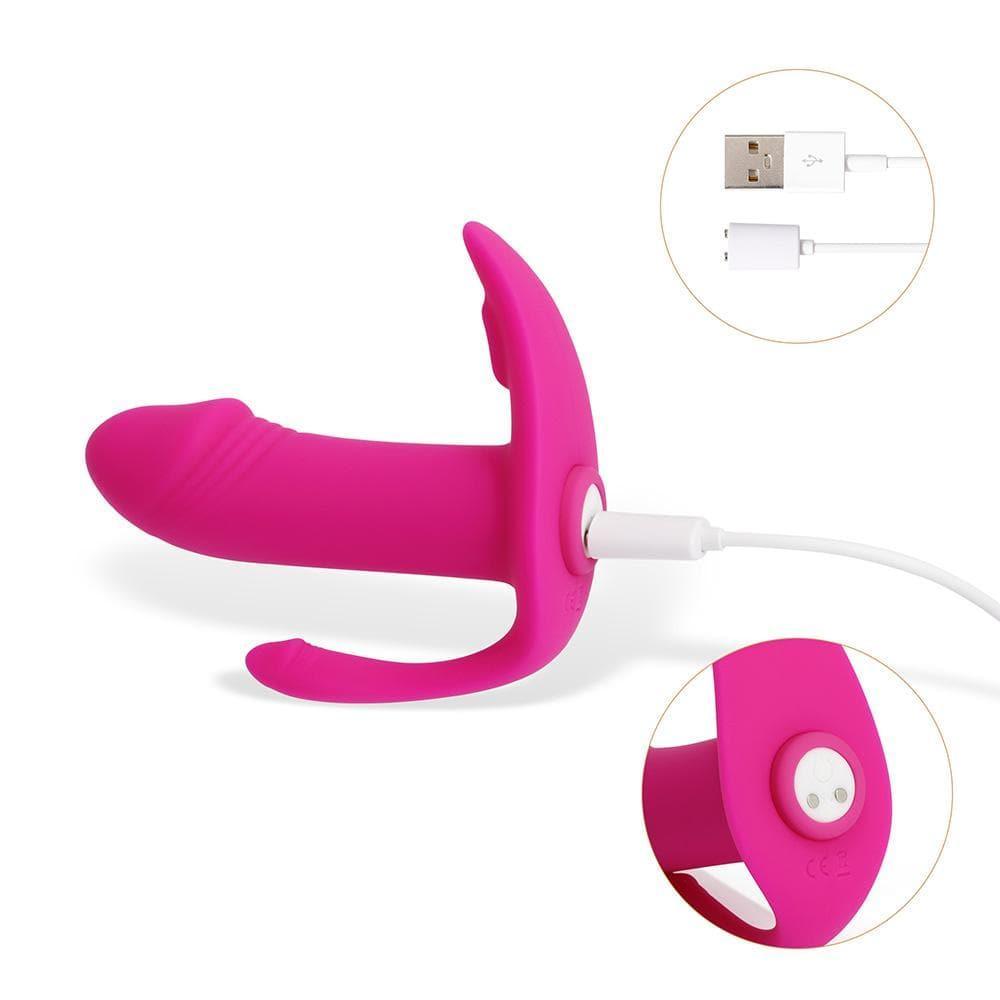 Deidre - Wearable Vibrating Dildo Triple Stimulation RC - Xoxomoving