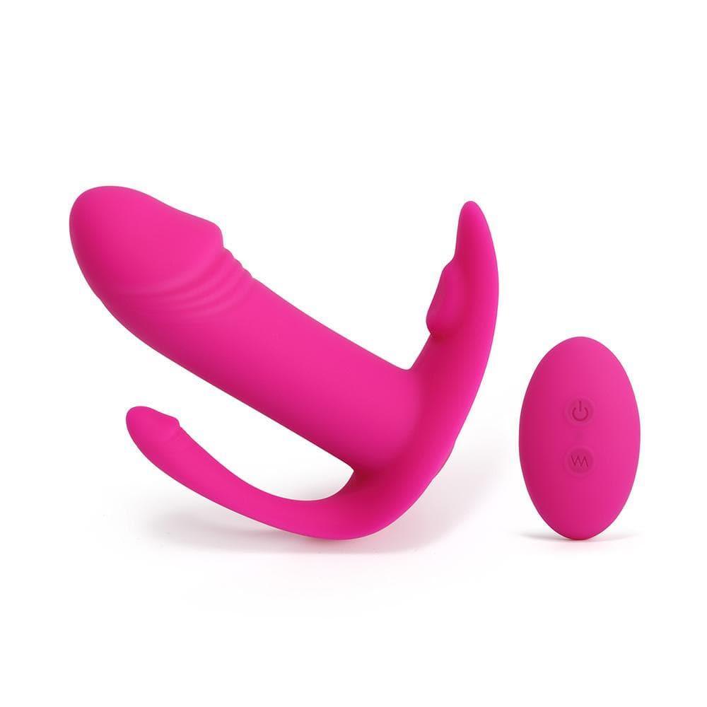 Deidre - Wearable Vibrating Dildo Triple Stimulation RC - Xoxomoving