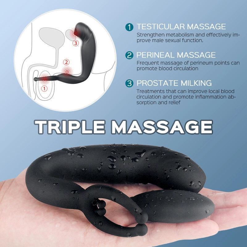 Demon - Remote Control Prostate Massager & Vibrating Penis Ring - Xoxomoving