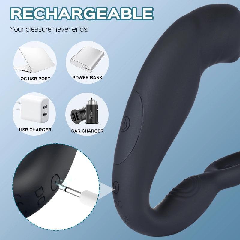 Demon - Remote Control Prostate Massager & Vibrating Penis Ring - Xoxomoving