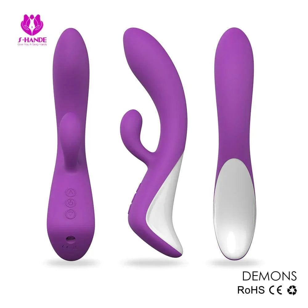 Demons - Curved Silicone G Spot Vibrator - Xoxomoving