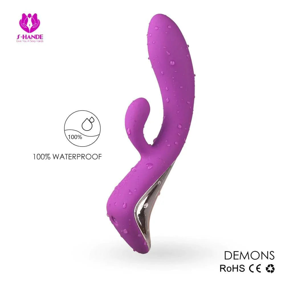 Demons - Curved Silicone G Spot Vibrator - Xoxomoving