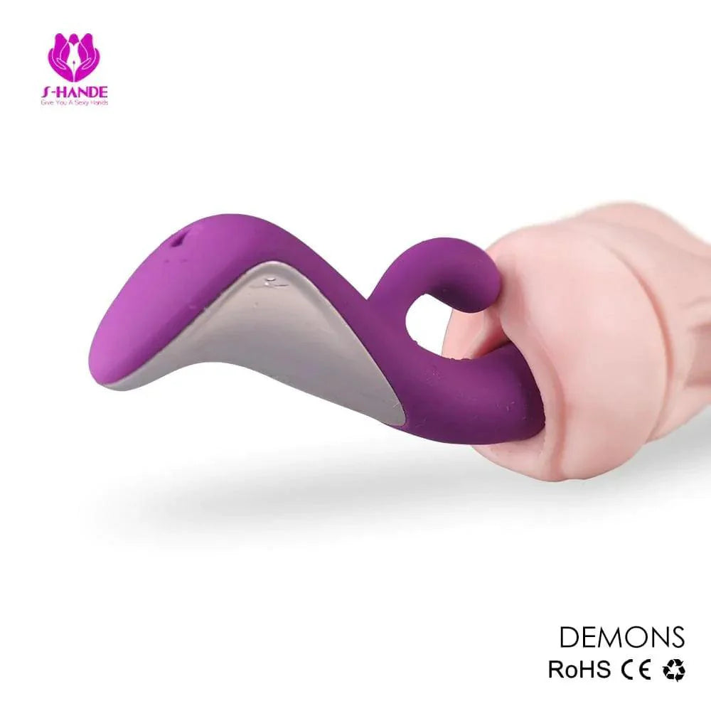 Demons - Curved Silicone G Spot Vibrator - Xoxomoving