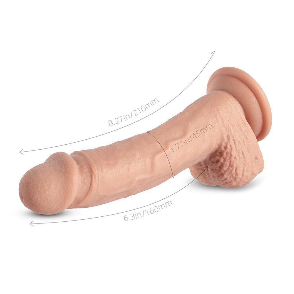 Dene - Realistic Suction Cup Dildo 6.5 Inch - Xoxomoving