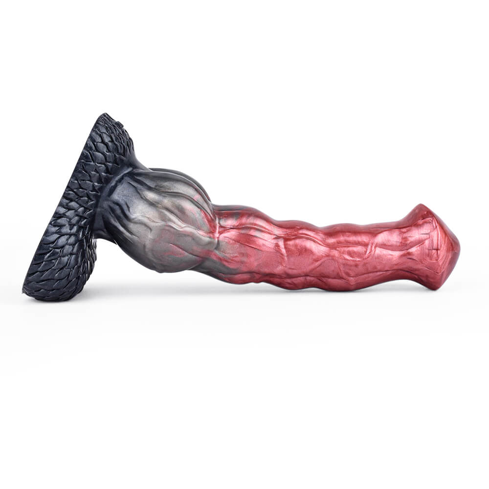 Destrier 9 Inch Silicone Horse Dildo with Knot Xoxomoving