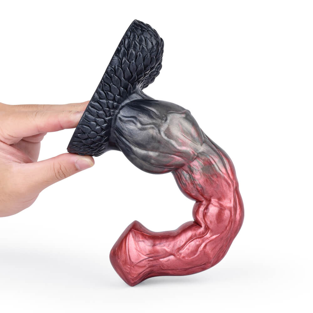 Destrier 9 Inch Silicone Horse Dildo with Knot Xoxomoving