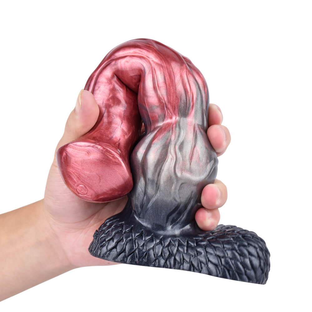 Destrier 9 Inch Silicone Horse Dildo with Knot Xoxomoving